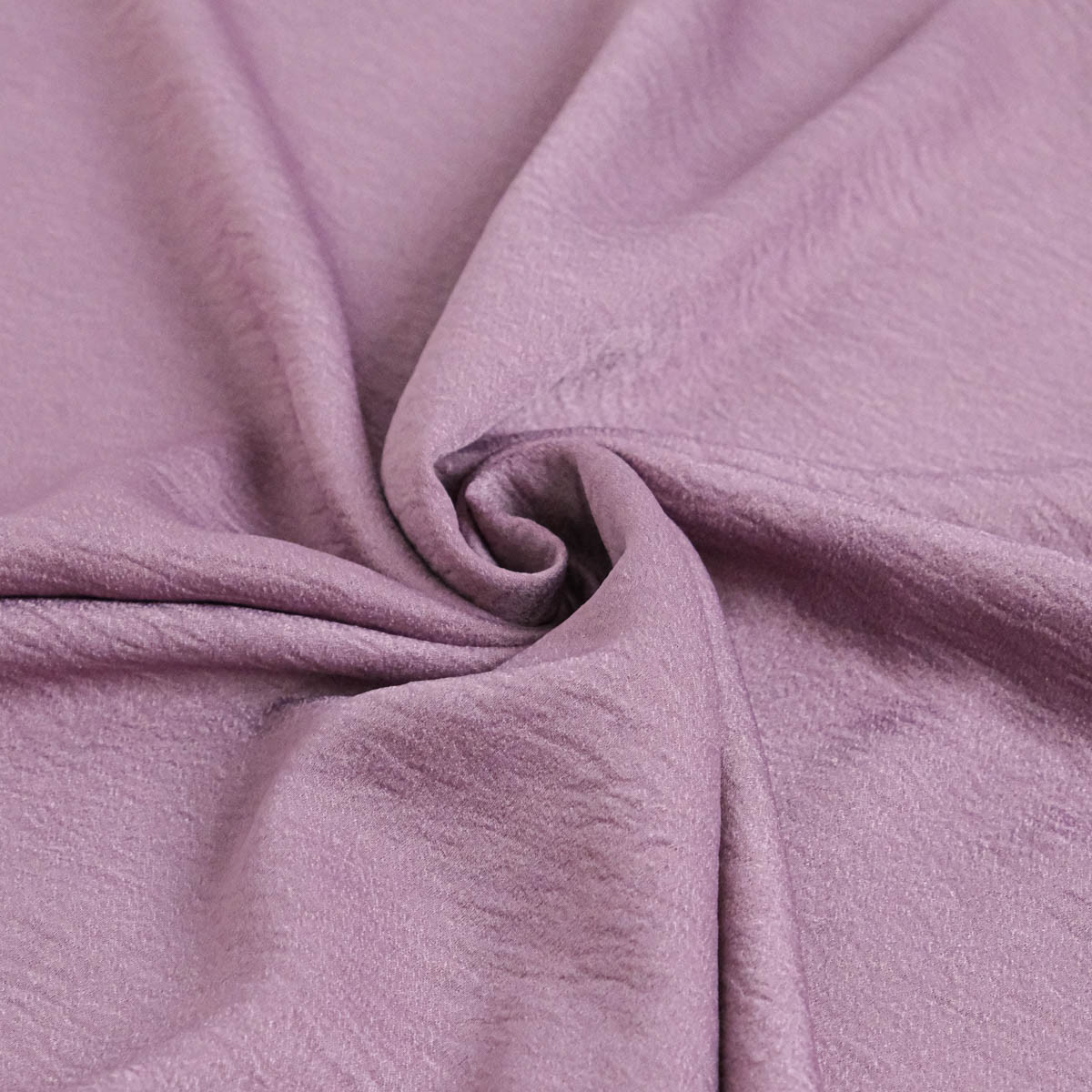 Solid-Color Textured Satin Crepe Fabric in Mauve - Maison Klem